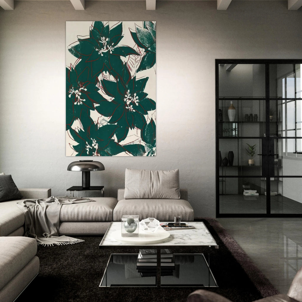 Poinsetta Poster | Andy Warhol Poster | Andy Warhol Prints
