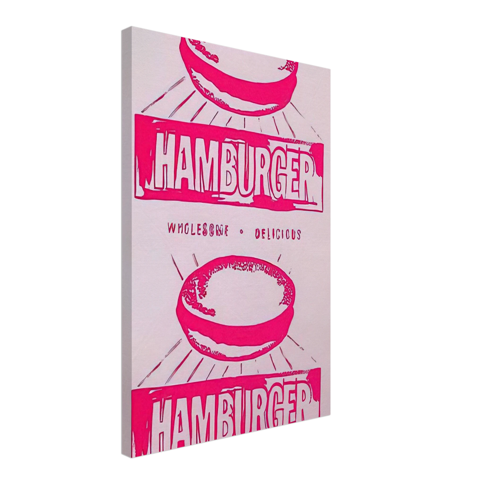 Double Hamburger Canvas | Andy Warhol Canvas | Andy Warhol Prints
