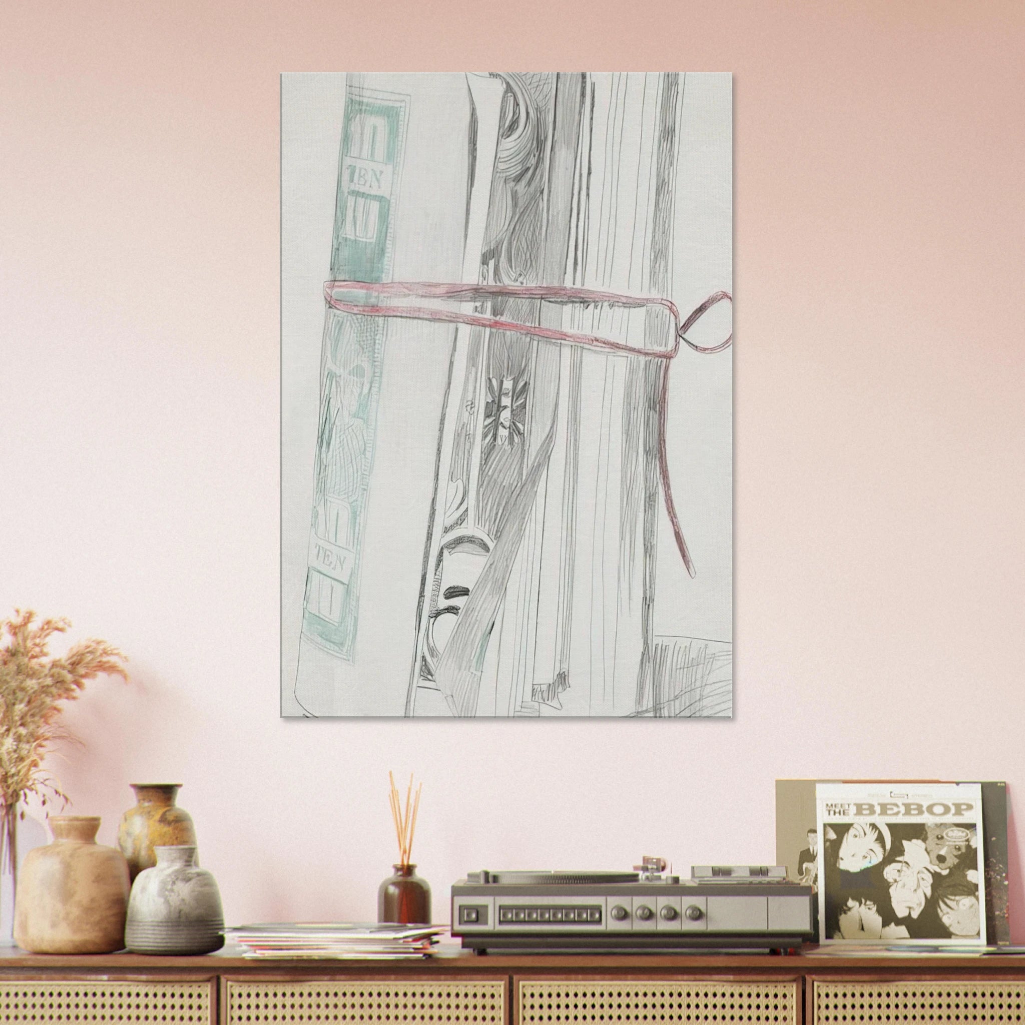Roll of Bills Canvas | Andy Warhol Canvas | Andy Warhol Prints
