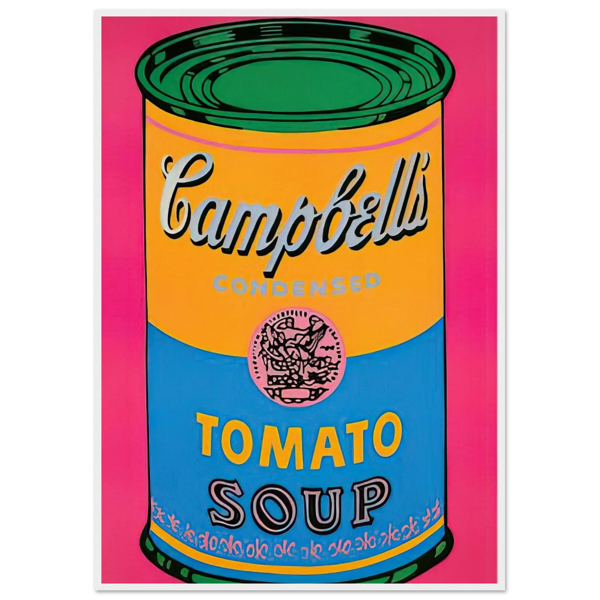 Campbell's Soup Can  Framed Poster | Andy Warhol Framed Prints Wall Art | Andy Warhol Prints
