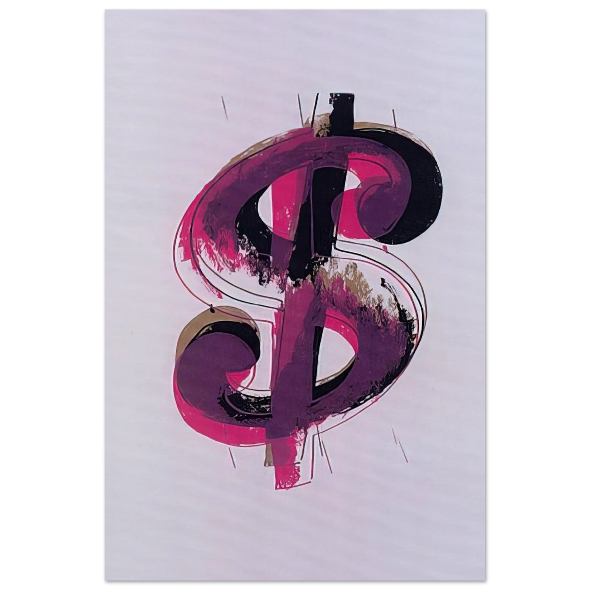 Paper Dollar Poster | Andy Warhol Poster | Andy Warhol Prints