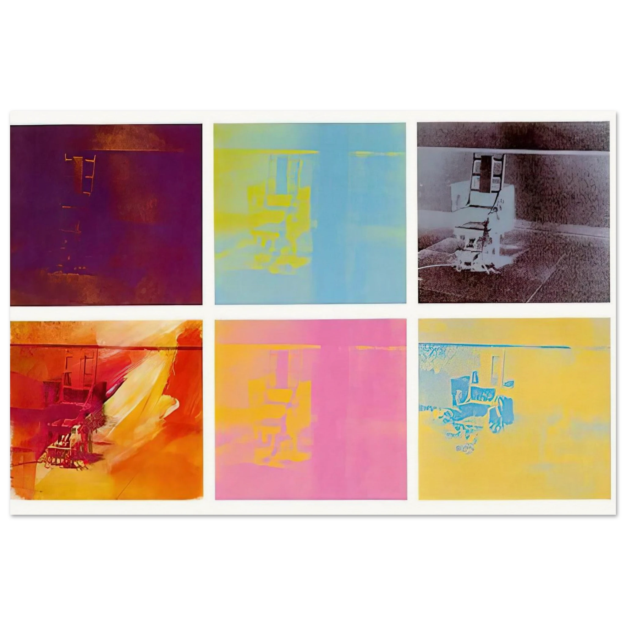 Electric Chair Poster | Andy Warhol Poster | Andy Warhol Prints
