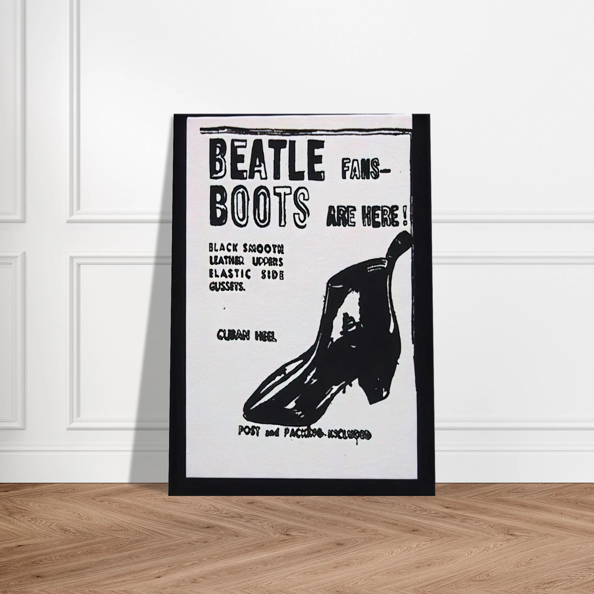 Beatle Boots Canvas | Andy Warhol Canvas | Andy Warhol Prints