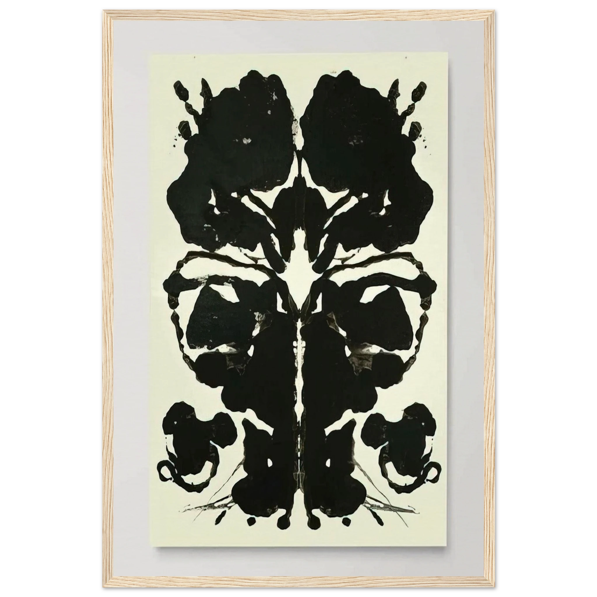 Rorschach Framed Poster | Andy Warhol Framed Prints Wall Art | Andy Warhol Prints