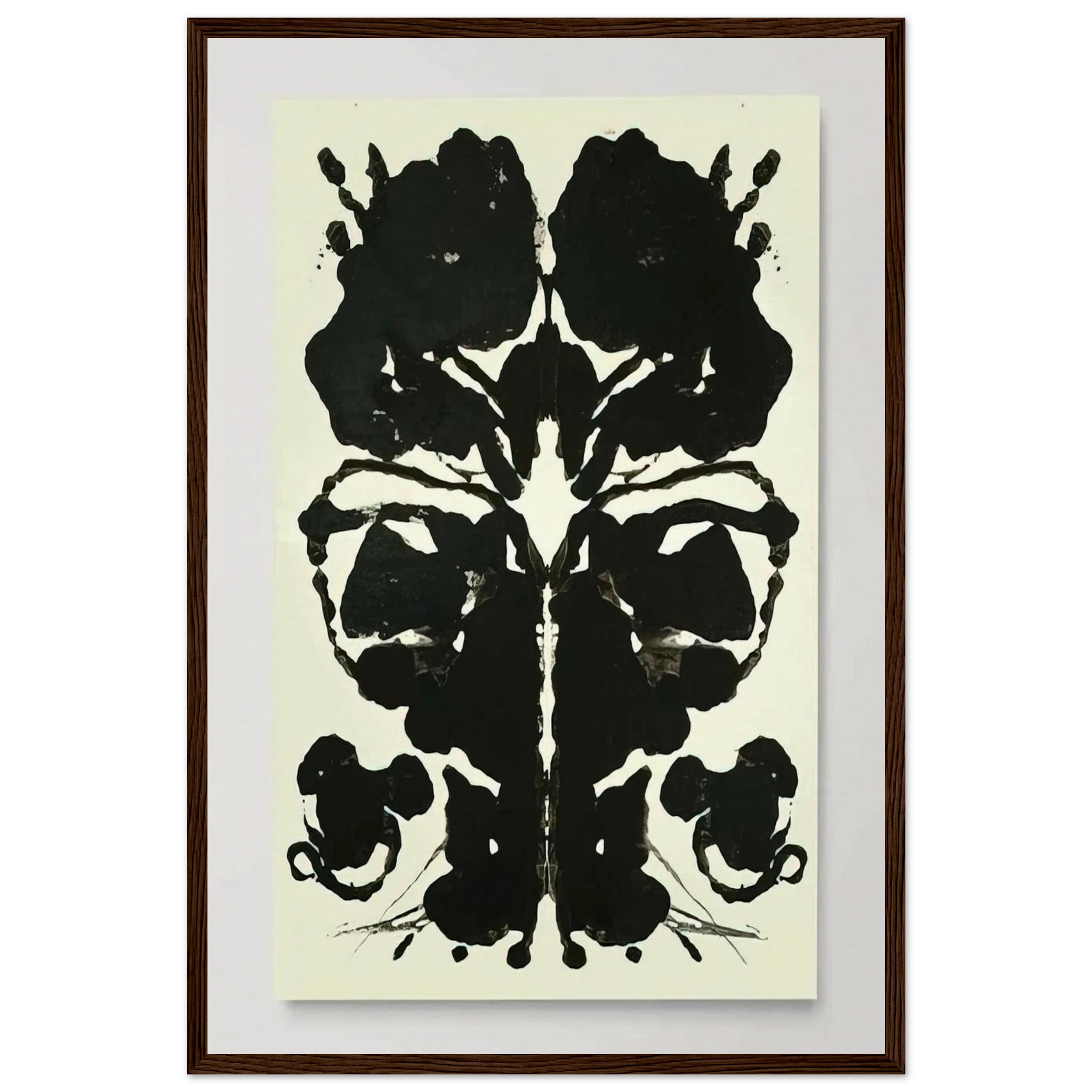 Rorschach Framed Poster | Andy Warhol Framed Prints Wall Art | Andy Warhol Prints