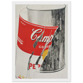 Big Torn Campbell's Soup Can  Pepper Pot  Framed Poster | Andy Warhol Framed Prints Wall Art | Andy Warhol Prints