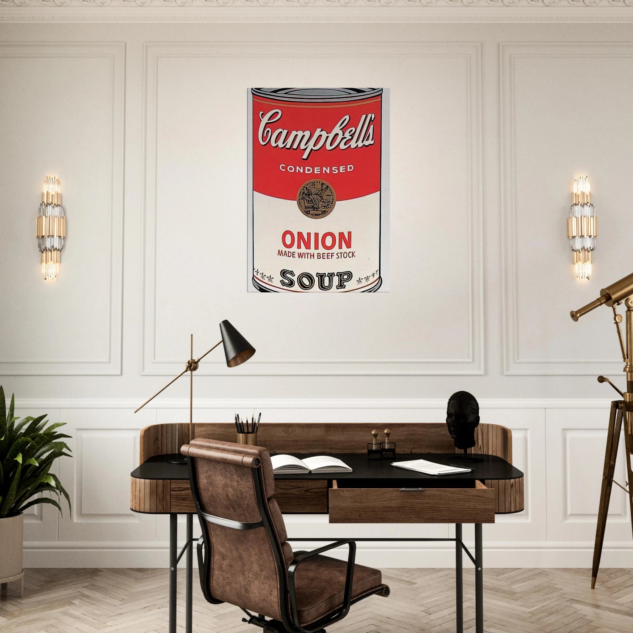 Campbell's Soup Can  onion  Canvas | Andy Warhol Canvas | Andy Warhol Prints