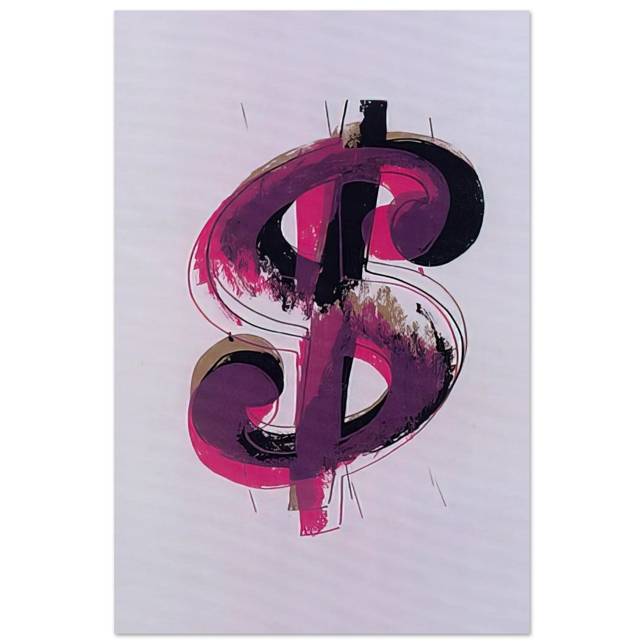 Paper Dollar Poster | Andy Warhol Poster | Andy Warhol Prints