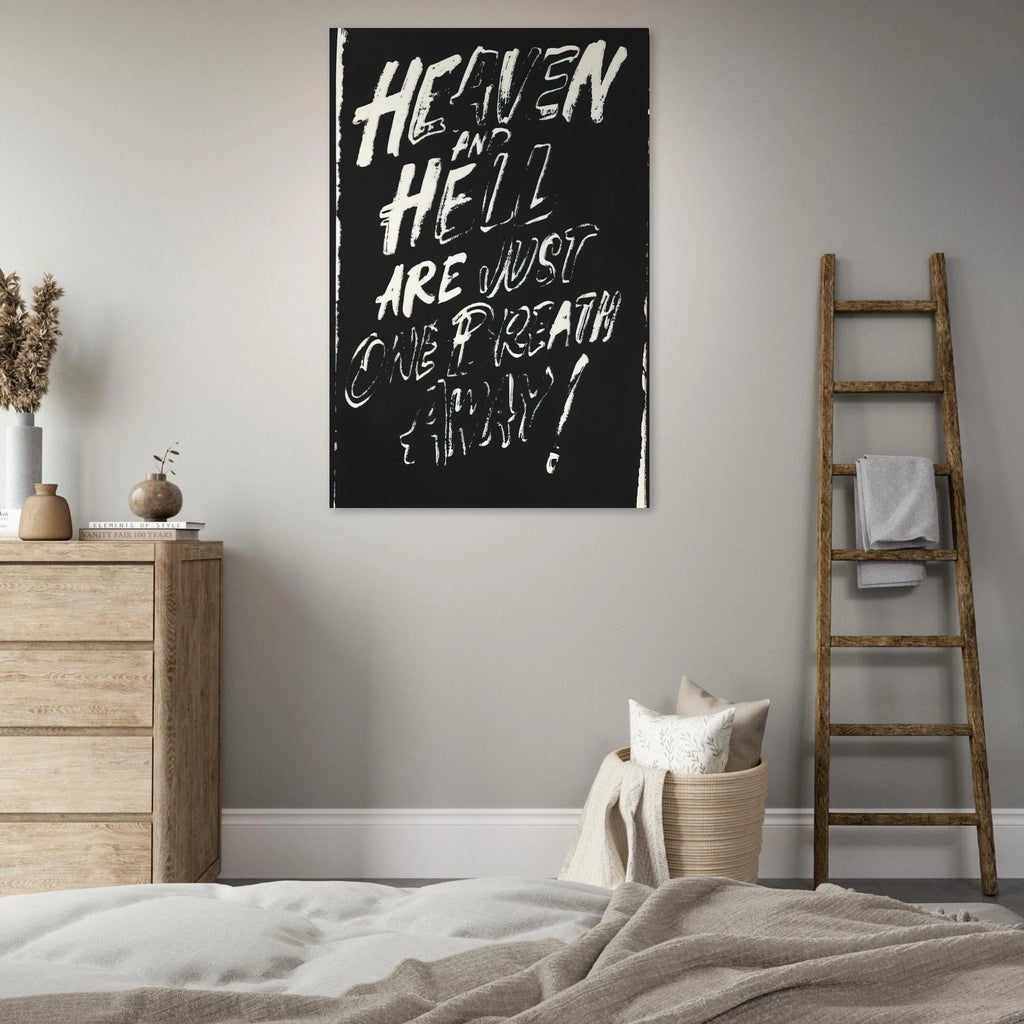 Heaven and Hell Are Just One Breath Away! Poster | Andy Warhol Poster | Andy Warhol Prints