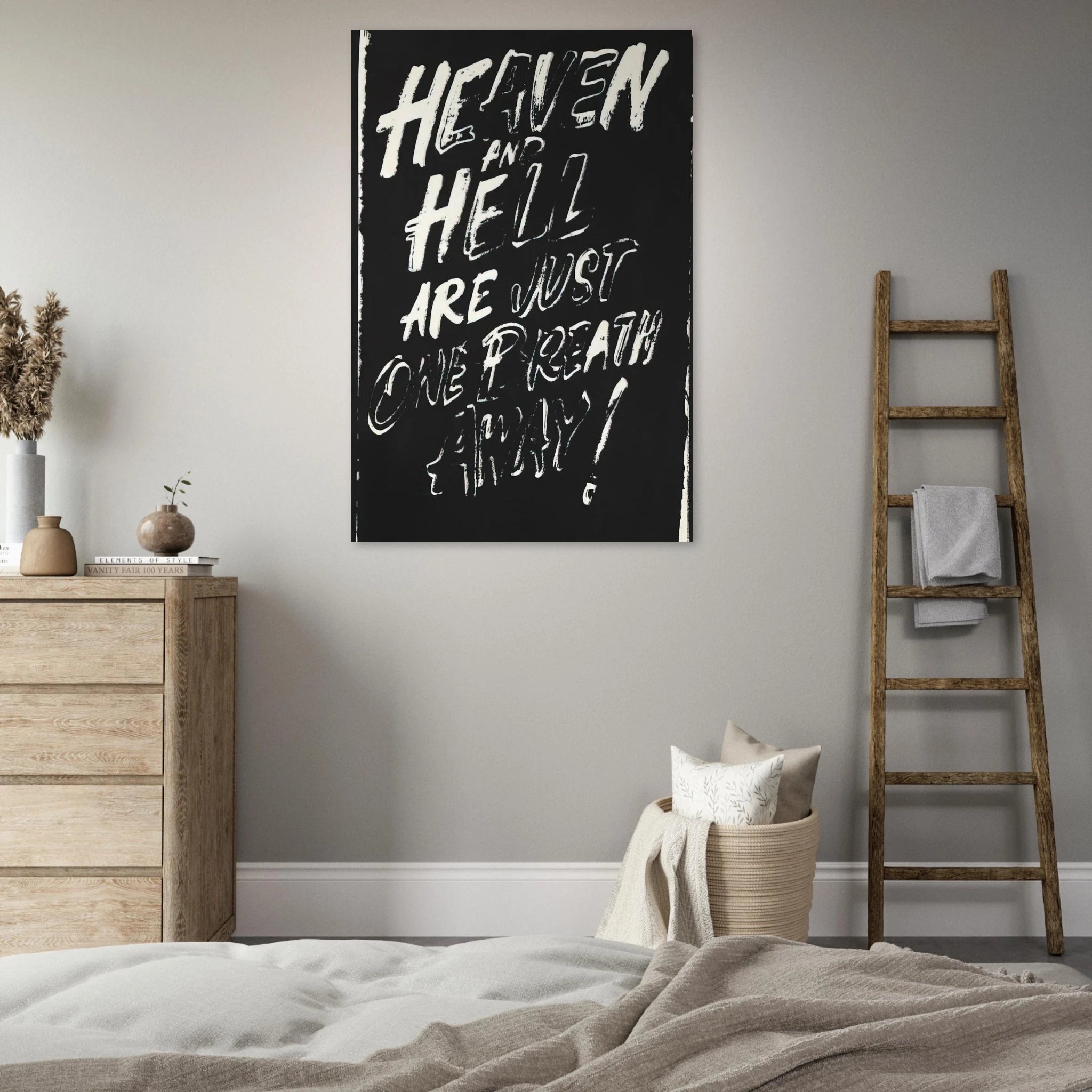 Heaven and Hell Are Just One Breath Away! Poster | Andy Warhol Poster | Andy Warhol Prints