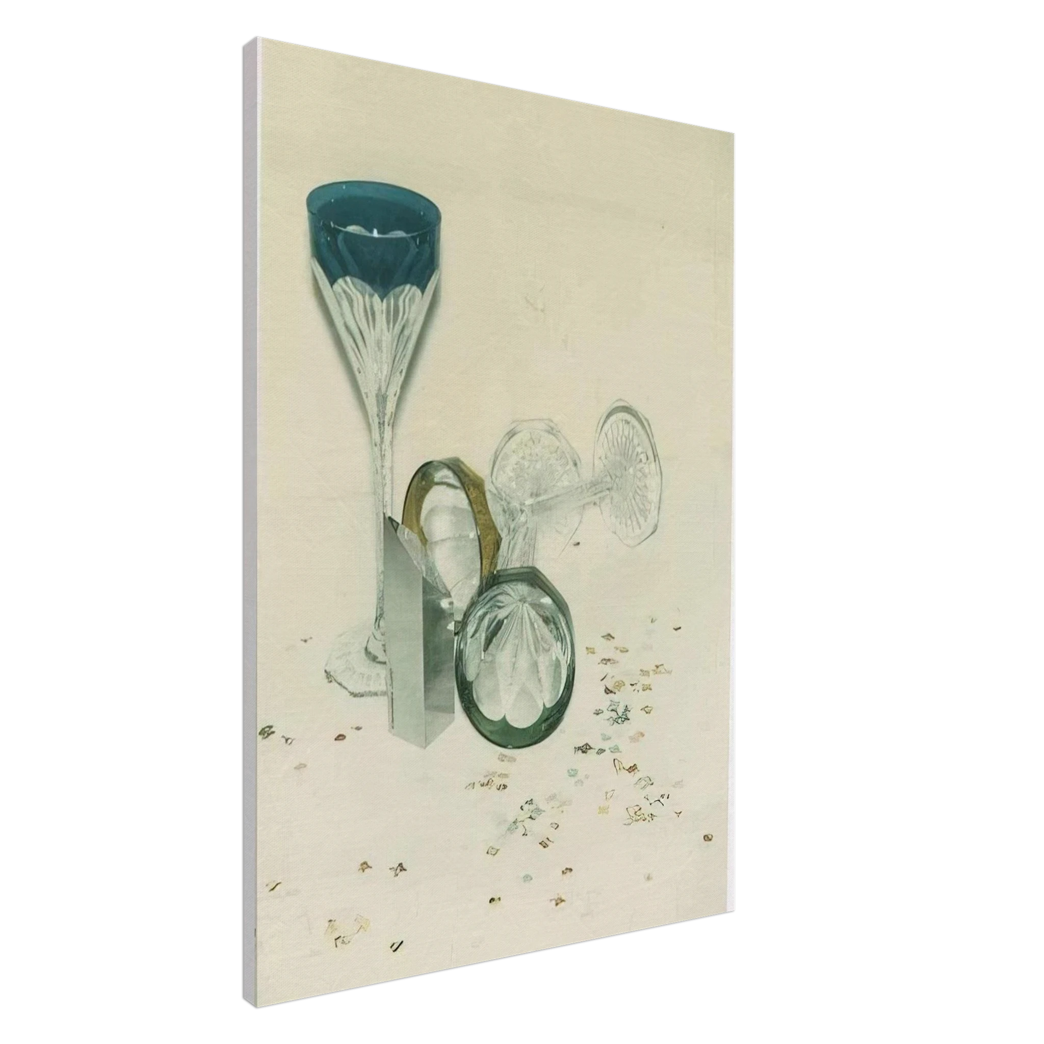 Committee 2000 Champagne Glasses Canvas | Andy Warhol Canvas | Andy Warhol Prints