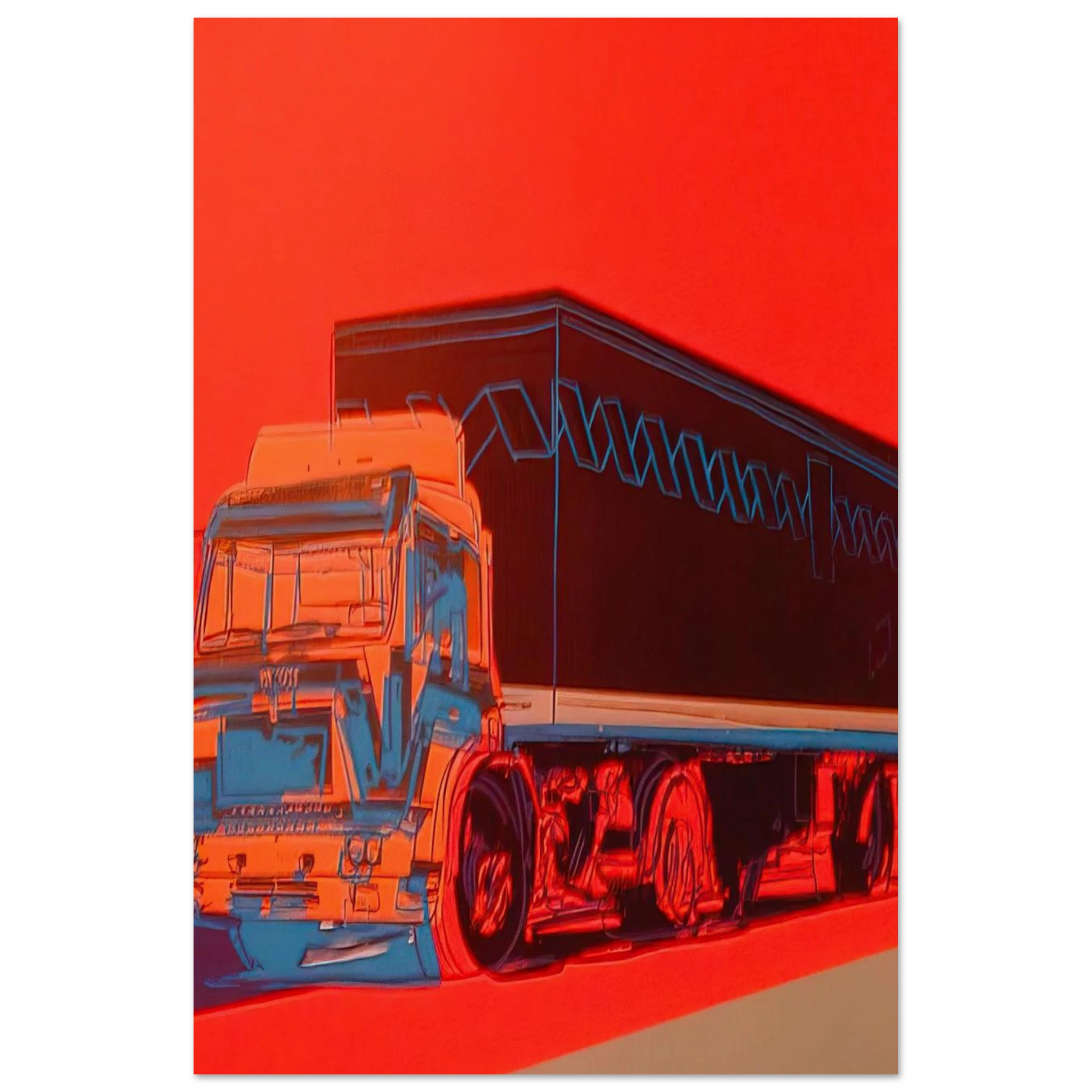 Truck Announcement Poster | Andy Warhol Poster | Andy Warhol Prints