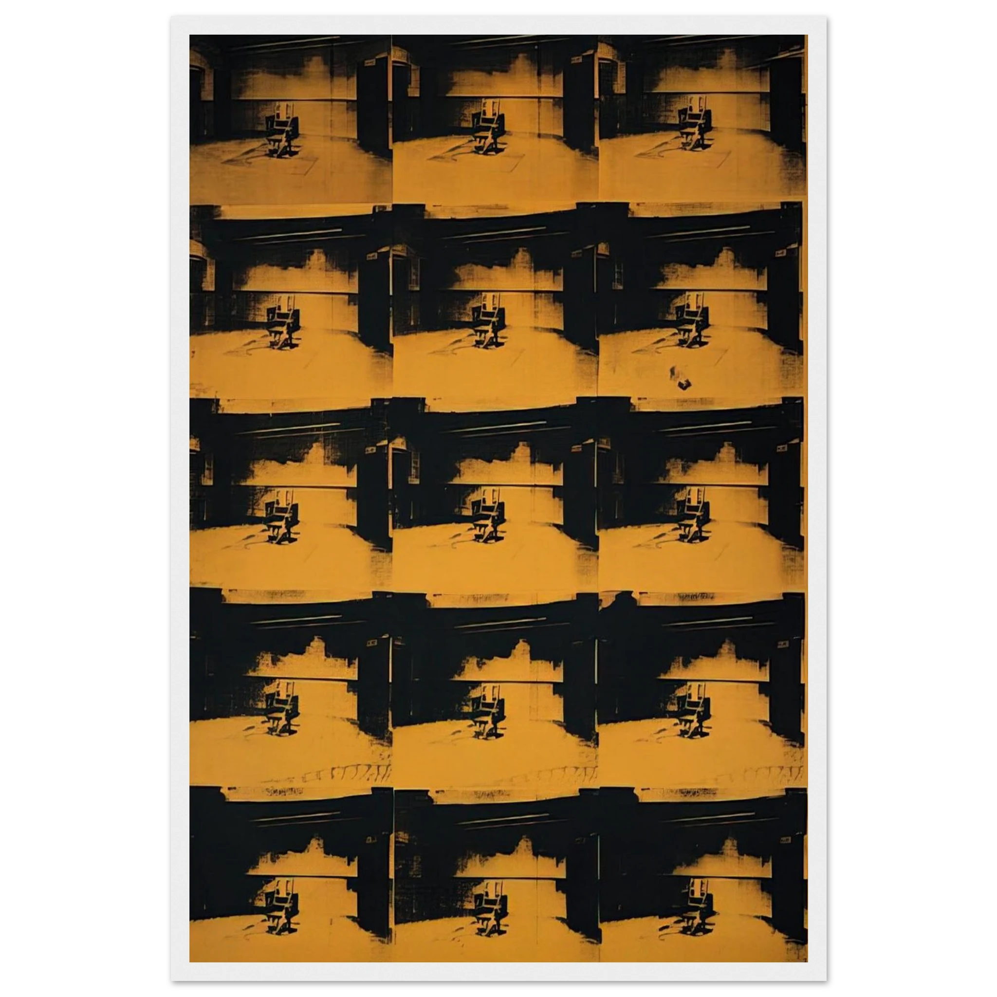 Orange Disaster Framed Poster | Andy Warhol Framed Prints Wall Art | Andy Warhol Prints
