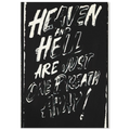 Heaven and Hell Are Just One Breath Away! Poster | Andy Warhol Poster | Andy Warhol Prints