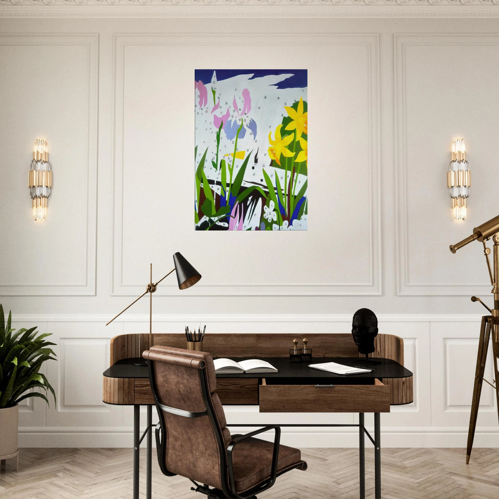 Do It Yourself  Flowers  Canvas | Andy Warhol Canvas | Andy Warhol Prints