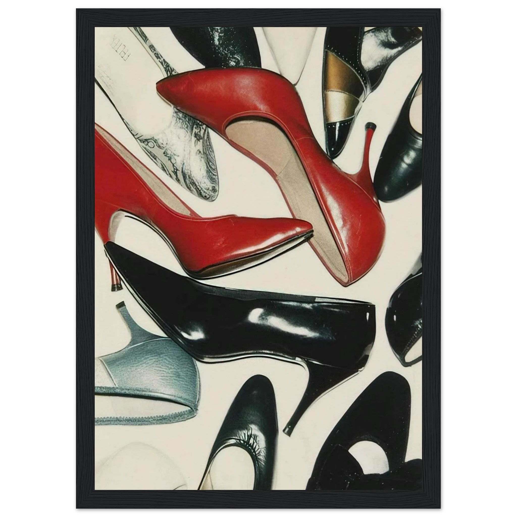 Shoes Framed Poster | Andy Warhol Framed Prints Wall Art | Andy Warhol Prints