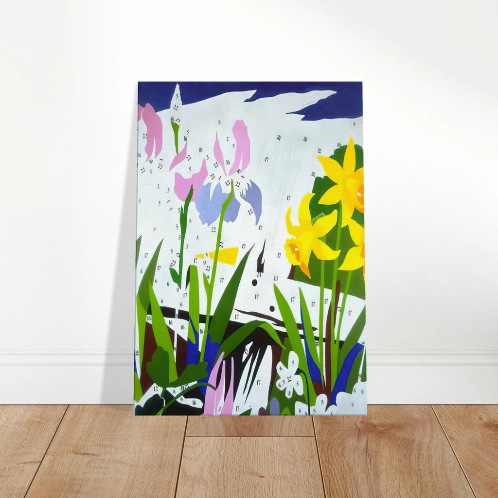 Do It Yourself  Flowers  Canvas | Andy Warhol Canvas | Andy Warhol Prints