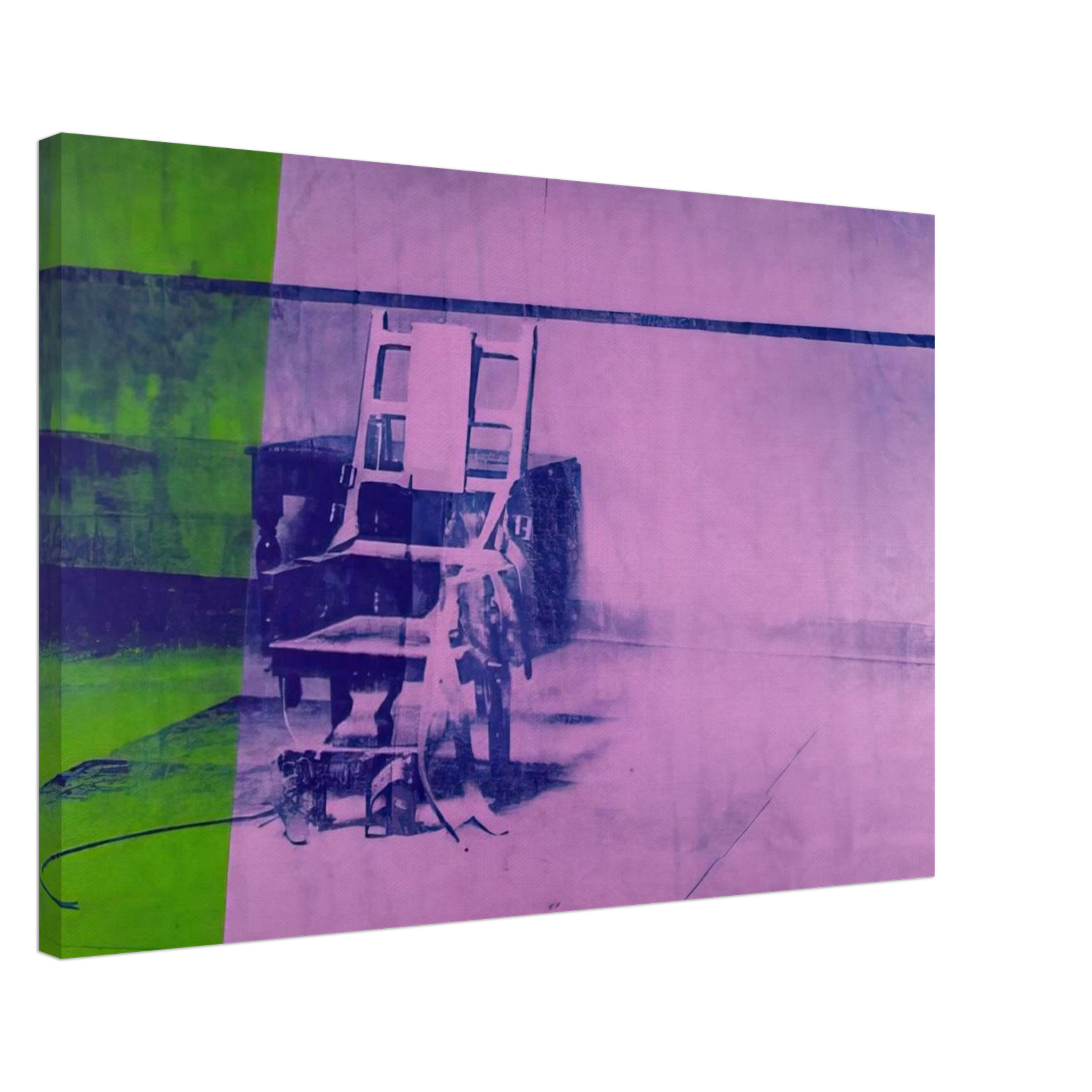 Big electric chair Canvas | Andy Warhol Canvas | Andy Warhol Prints