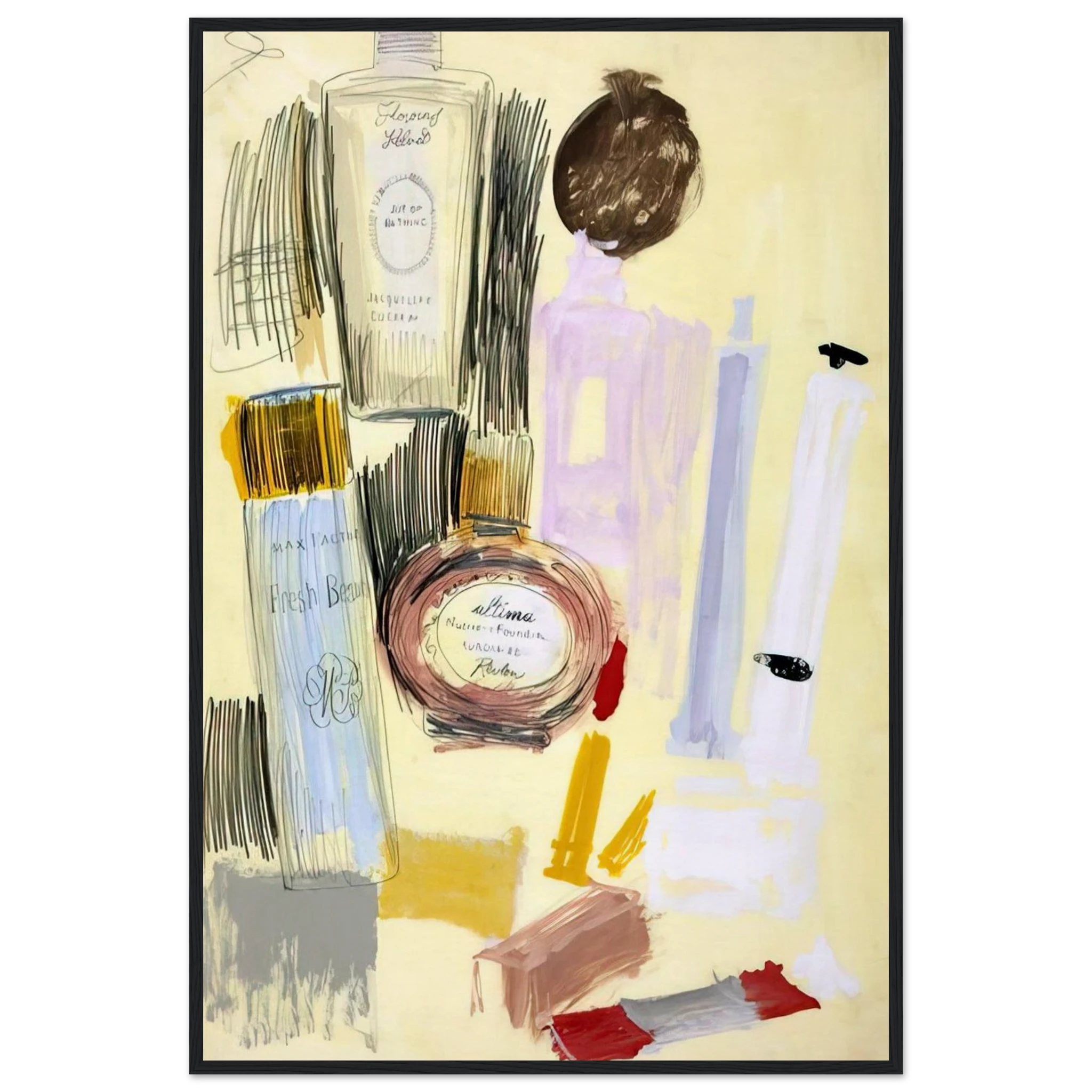 Untitled  Beauty Products  Framed Poster | Andy Warhol Framed Prints Wall Art | Andy Warhol Prints