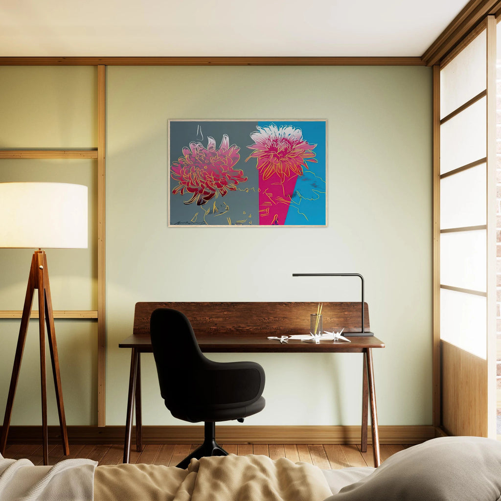 Kiku Framed Poster | Andy Warhol Framed Prints Wall Art | Andy Warhol Prints