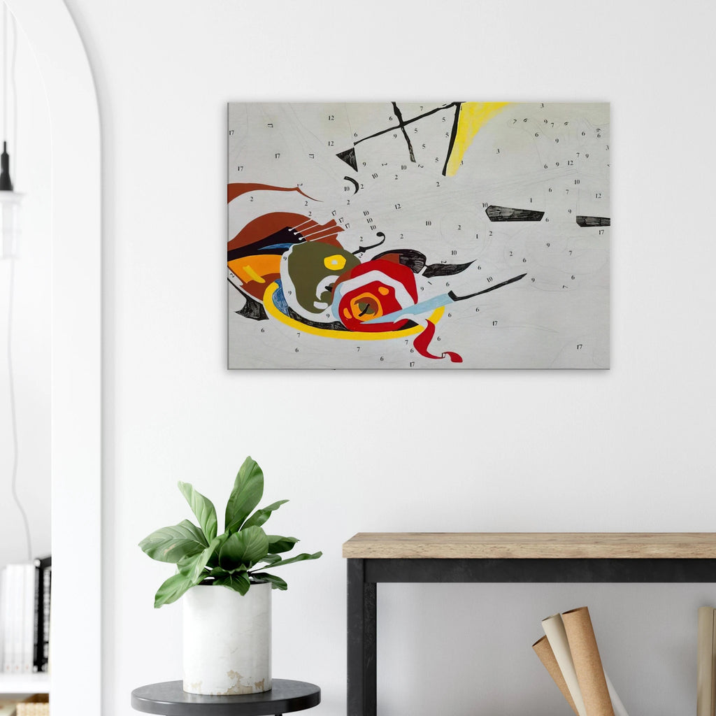 Do It Yourself  Violin  Canvas | Andy Warhol Canvas | Andy Warhol Prints