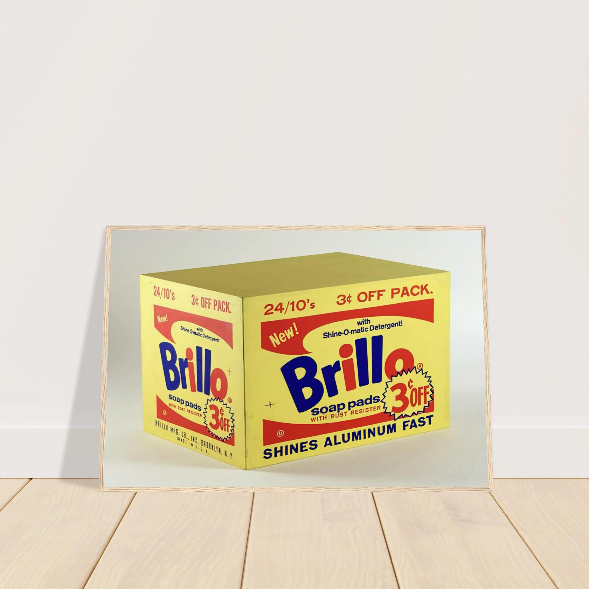 Brillo Box  3c Off  Framed Poster | Andy Warhol Framed Prints Wall Art | Andy Warhol Prints