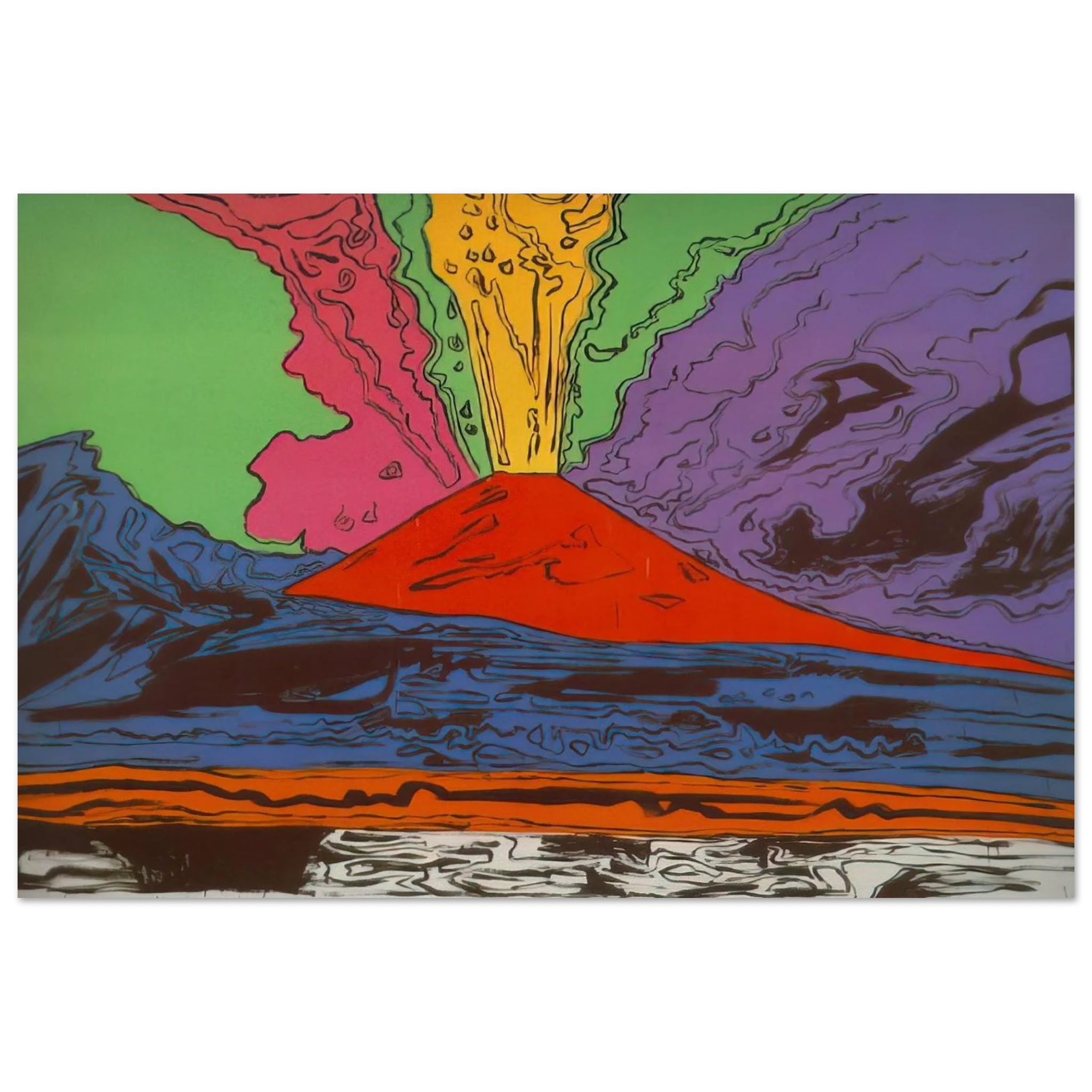 Vesuvius Poster | Andy Warhol Poster | Andy Warhol Prints