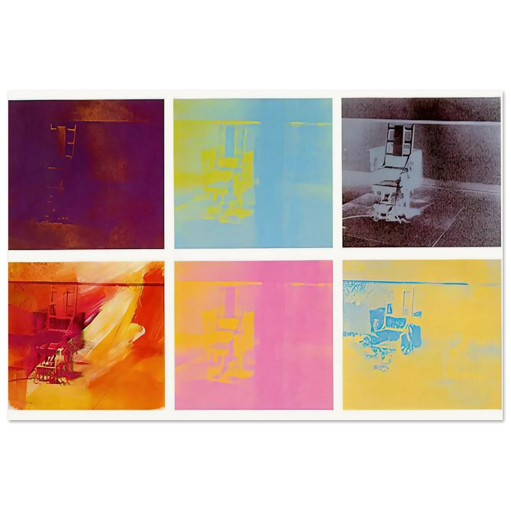 Electric Chair Poster | Andy Warhol Poster | Andy Warhol Prints