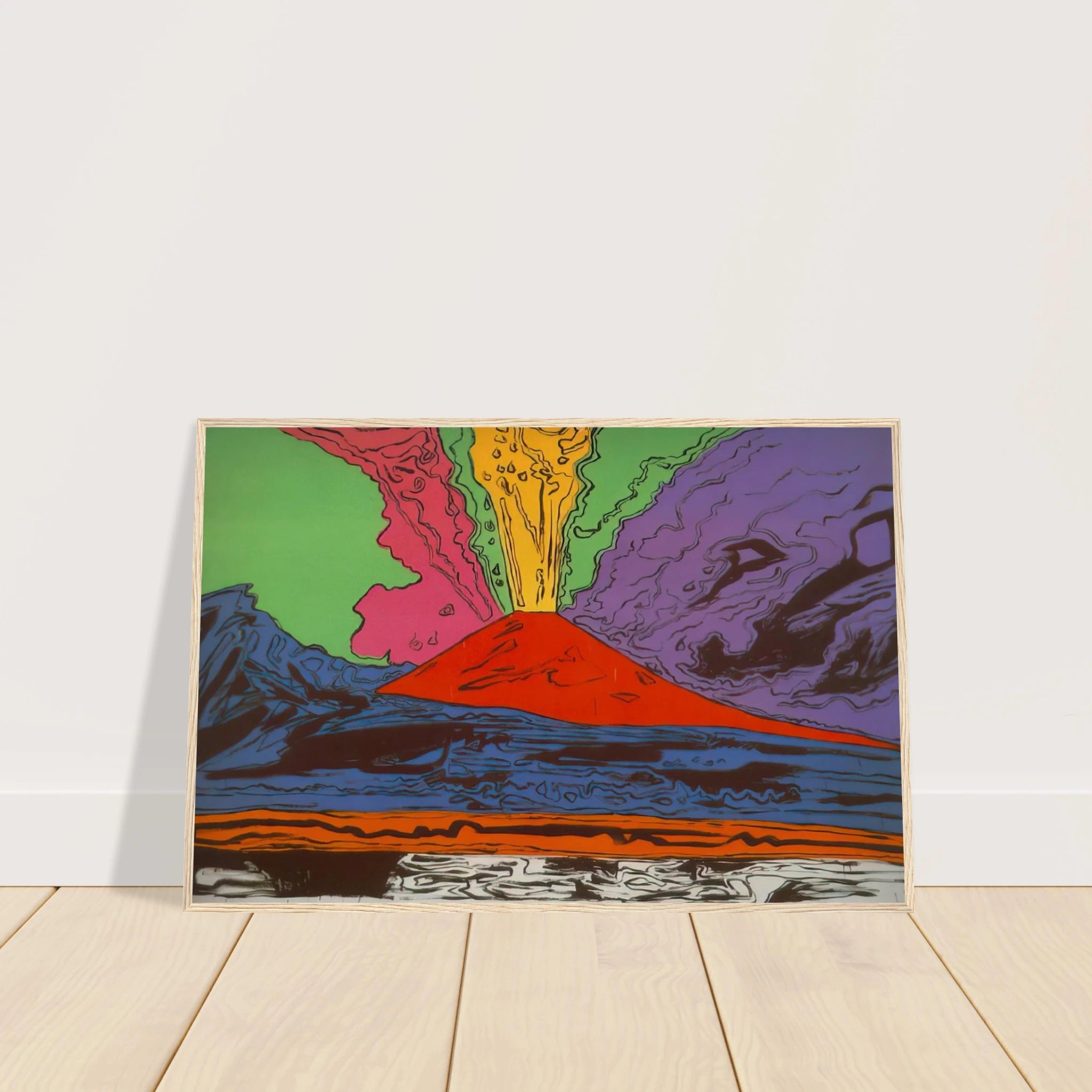 Vesuvius Framed Poster | Andy Warhol Framed Prints Wall Art | Andy Warhol Prints