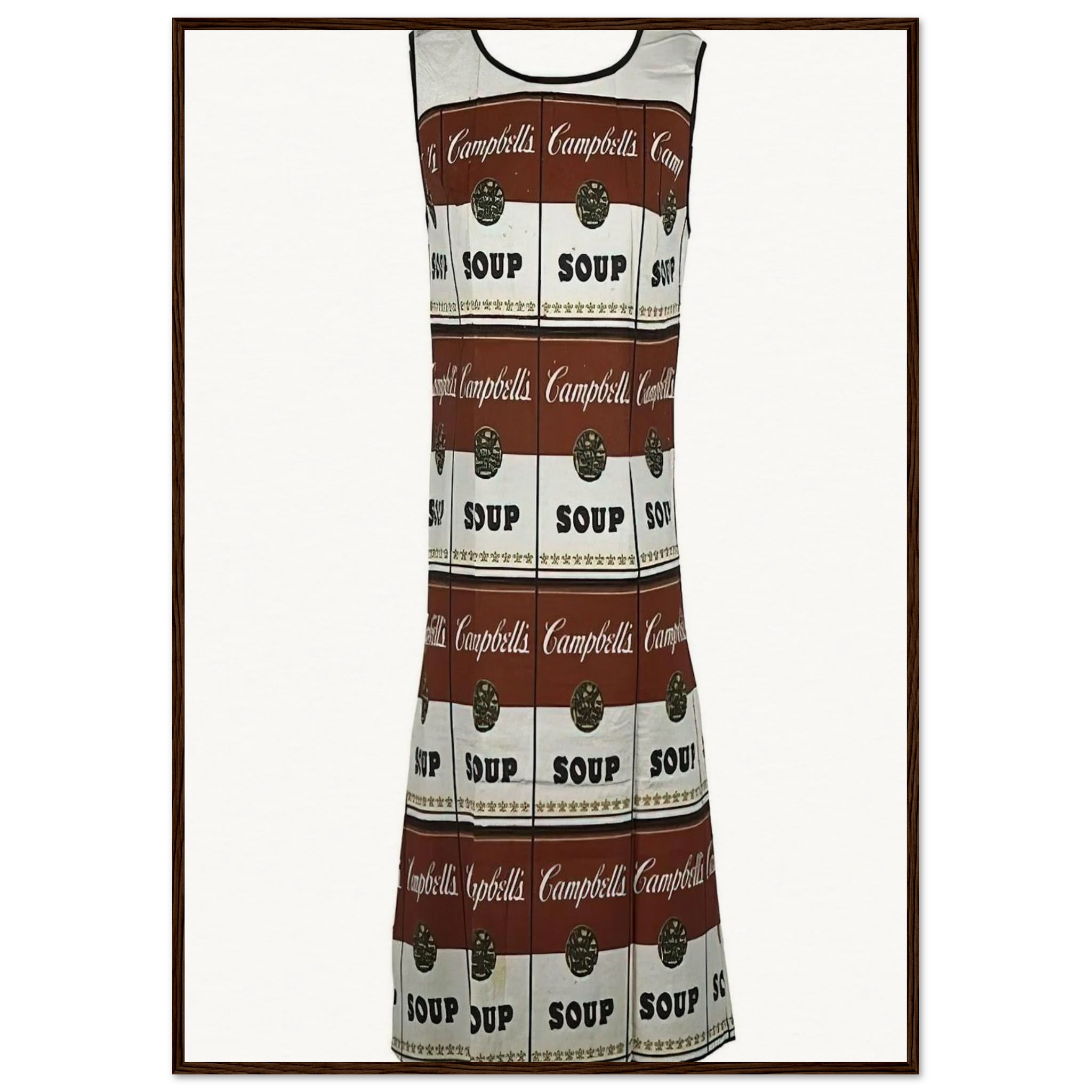 The Souper Dress Framed Poster | Andy Warhol Framed Prints Wall Art | Andy Warhol Prints