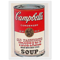 Campbell's Soup Can  Old Fashioned Vegetable  Framed Poster | Andy Warhol Framed Prints Wall Art | Andy Warhol Prints