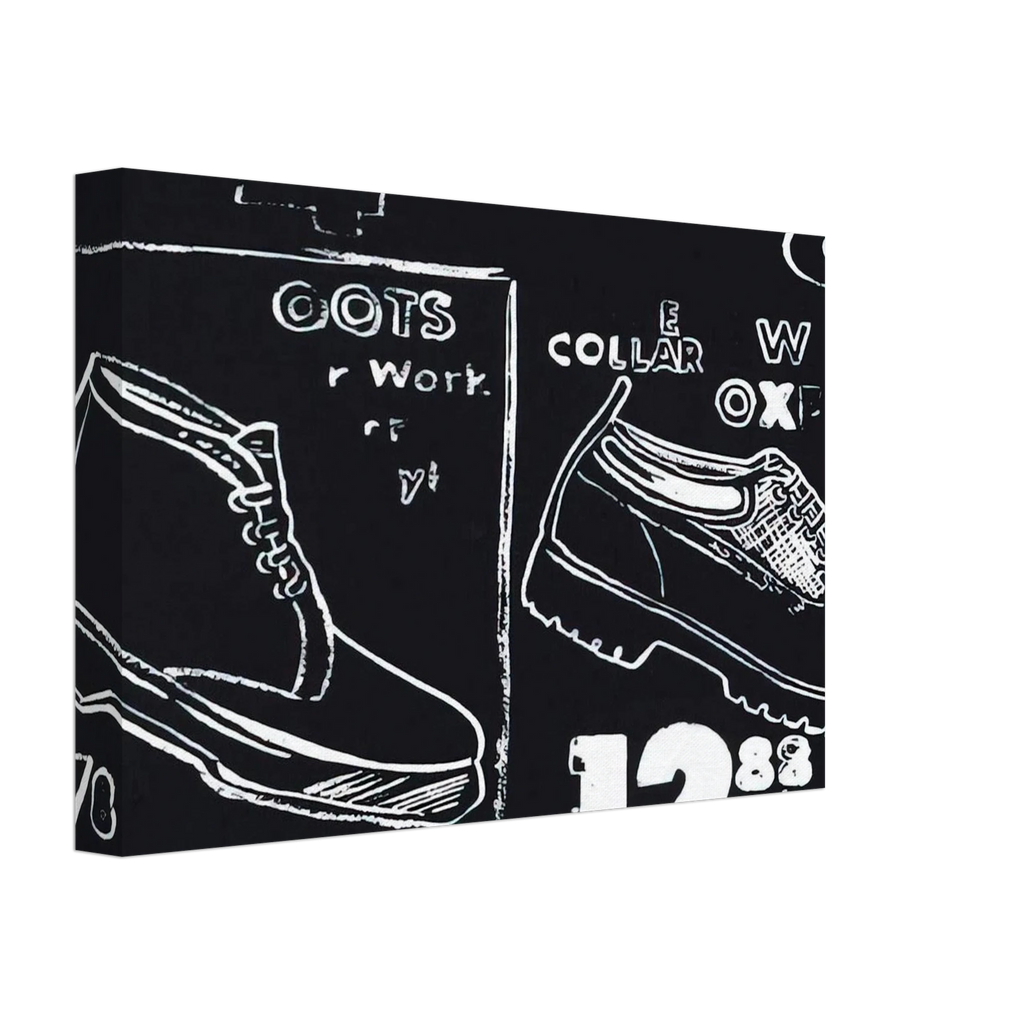 Work Boots Canvas | Andy Warhol Canvas | Andy Warhol Prints