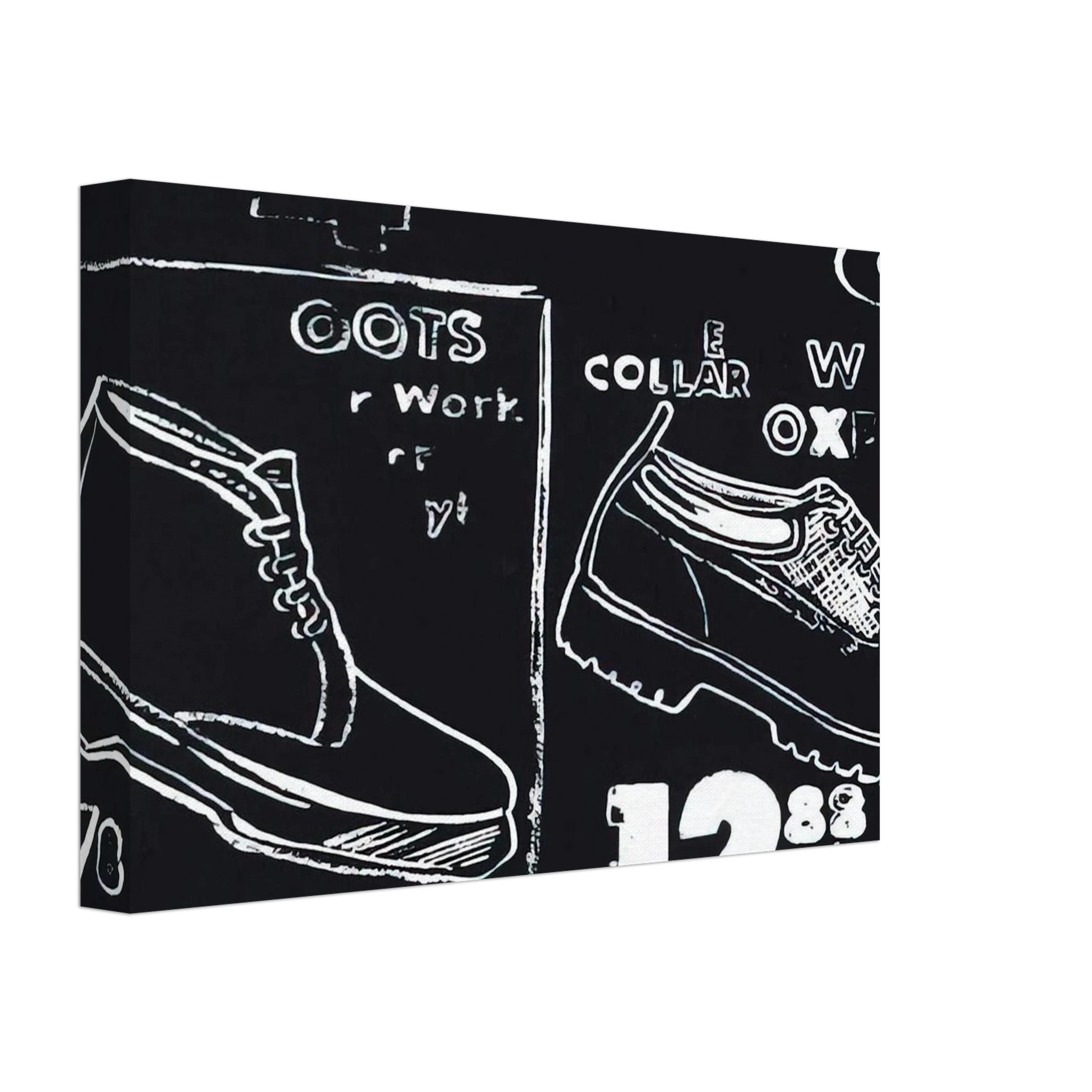 Work Boots Canvas | Andy Warhol Canvas | Andy Warhol Prints