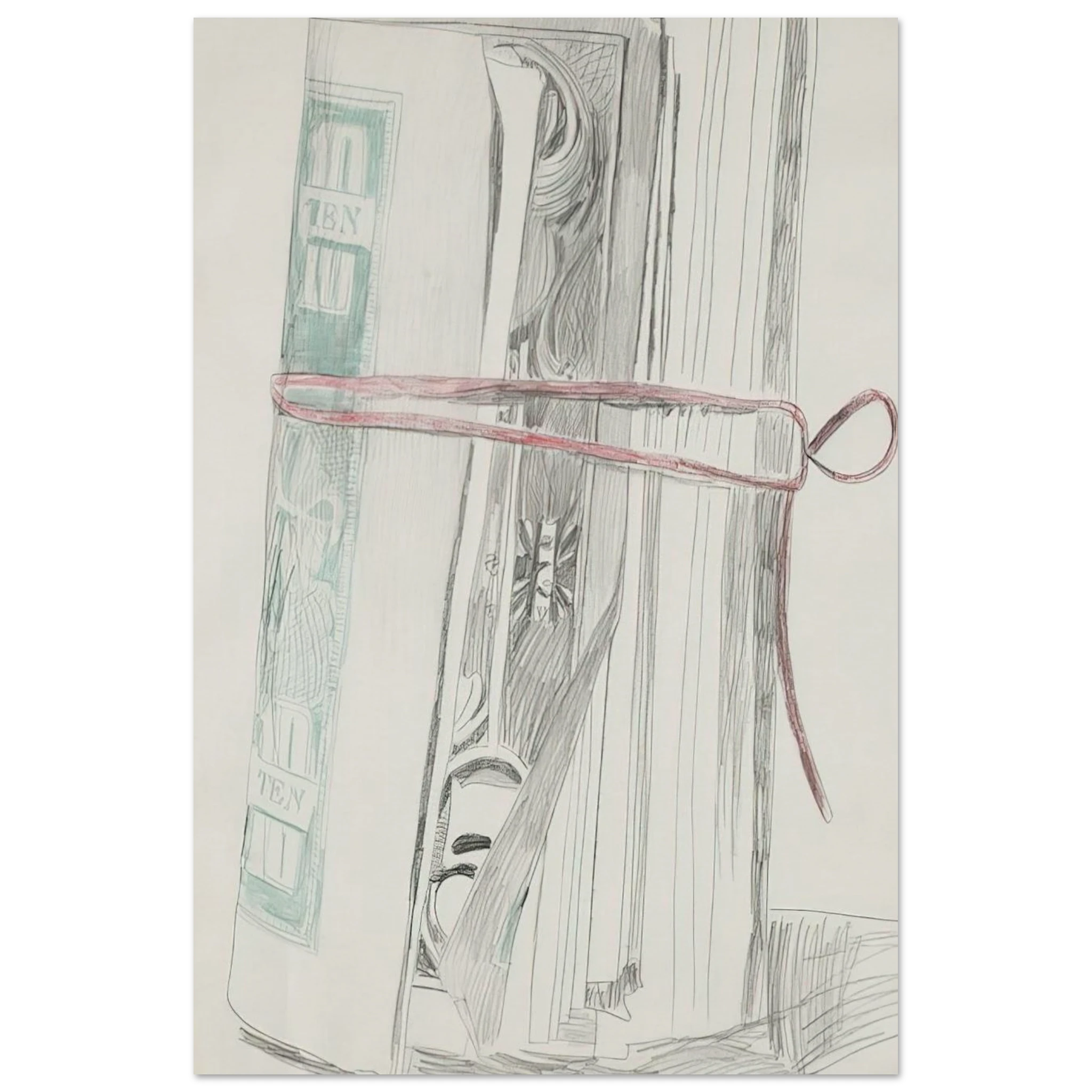 Roll of Bills Poster | Andy Warhol Poster | Andy Warhol Prints