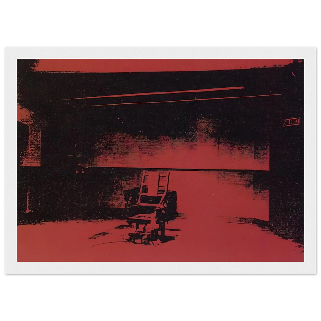 Early electric chair Framed Poster | Andy Warhol Framed Prints Wall Art | Andy Warhol Prints