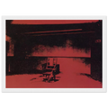Early electric chair Framed Poster | Andy Warhol Framed Prints Wall Art | Andy Warhol Prints
