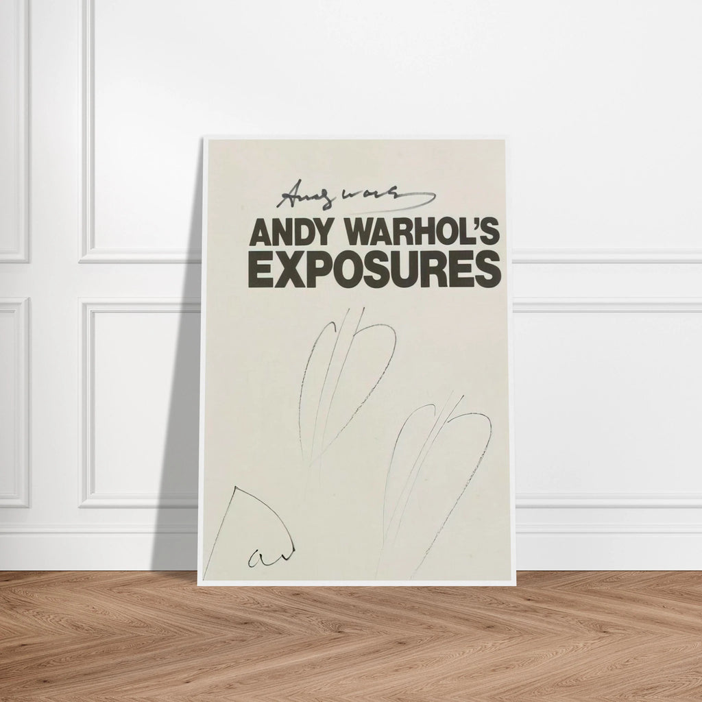 Butterfly Hearths  Andy Warhol's Exposures  Framed Poster | Andy Warhol Framed Prints Wall Art | Andy Warhol Prints