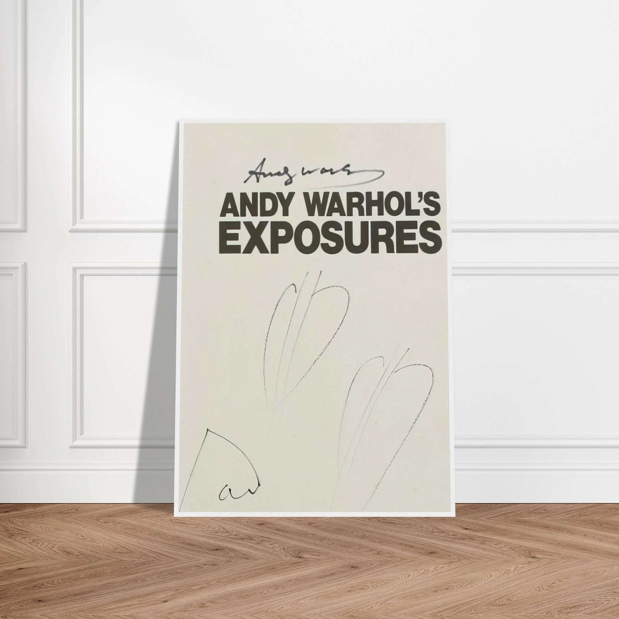 Butterfly Hearths  Andy Warhol's Exposures  Framed Poster | Andy Warhol Framed Prints Wall Art | Andy Warhol Prints