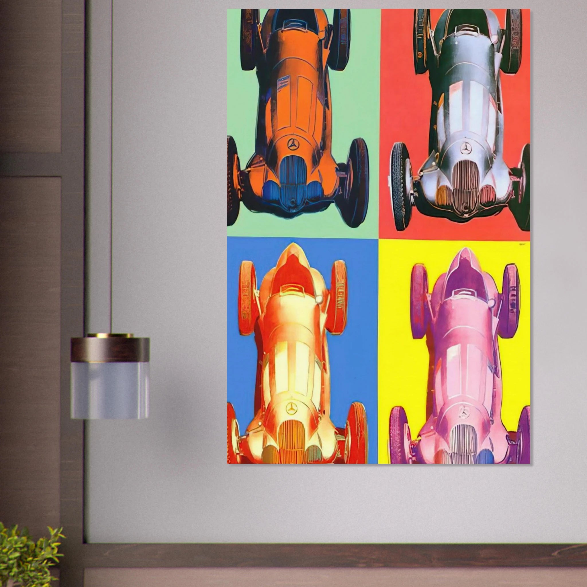 Benz Racing Car Poster | Andy Warhol Poster | Andy Warhol Prints