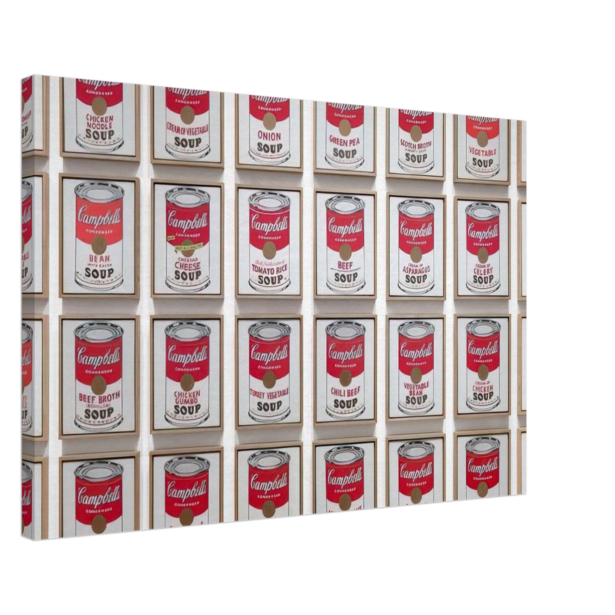 Campbell's Soup Cans Canvas | Andy Warhol Canvas | Andy Warhol Prints