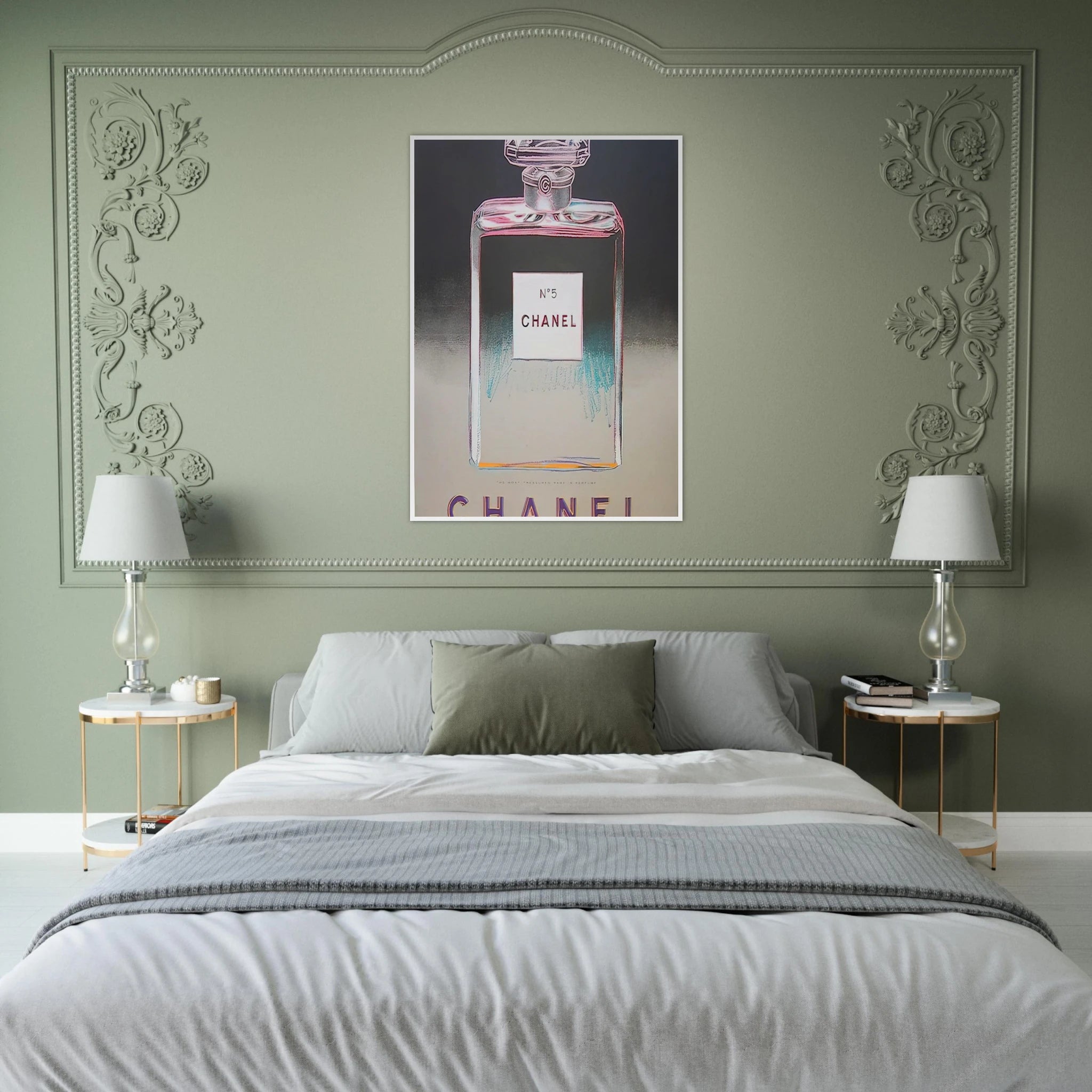 Chanel No. 5 Framed Poster | Andy Warhol Framed Prints Wall Art | Andy Warhol Prints