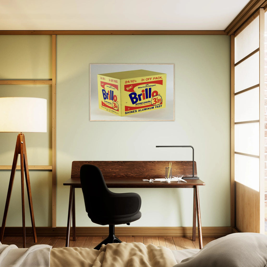 Brillo Box  3c Off  Framed Poster | Andy Warhol Framed Prints Wall Art | Andy Warhol Prints