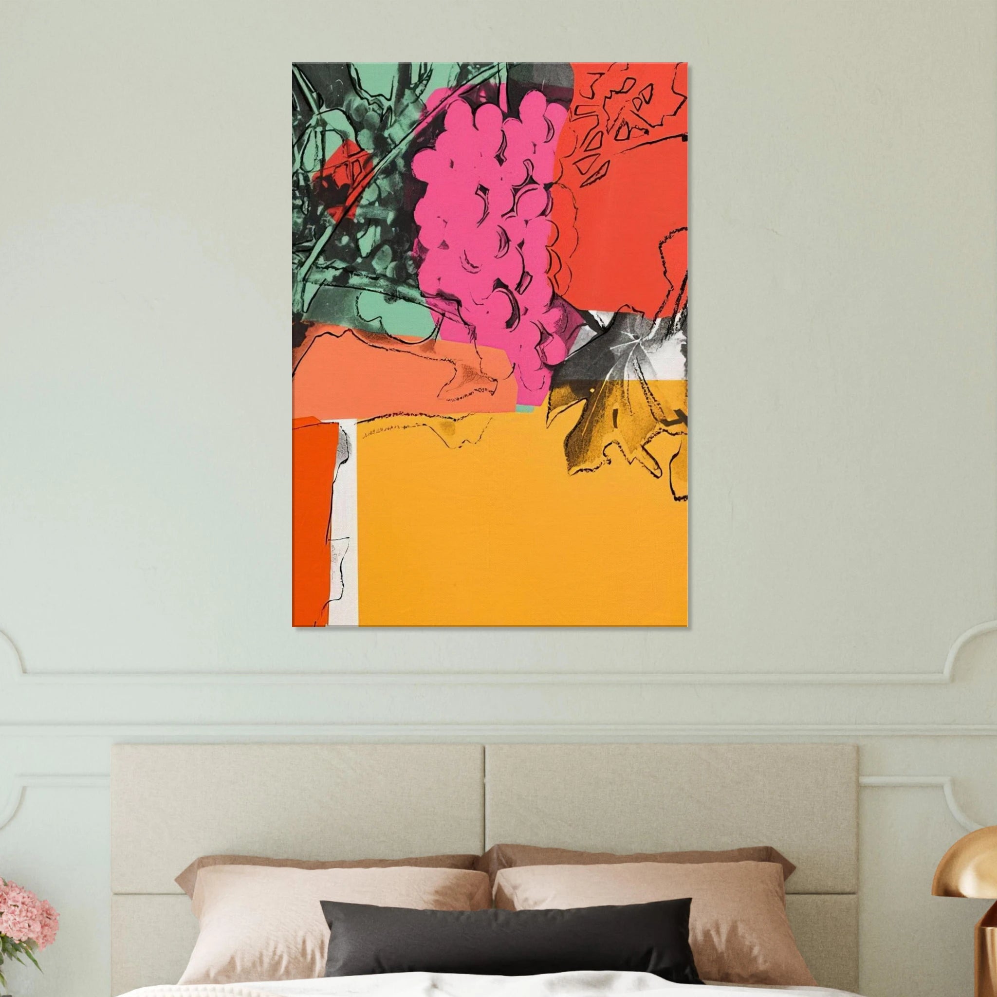 Grapes #1 Canvas | Andy Warhol Canvas | Andy Warhol Prints