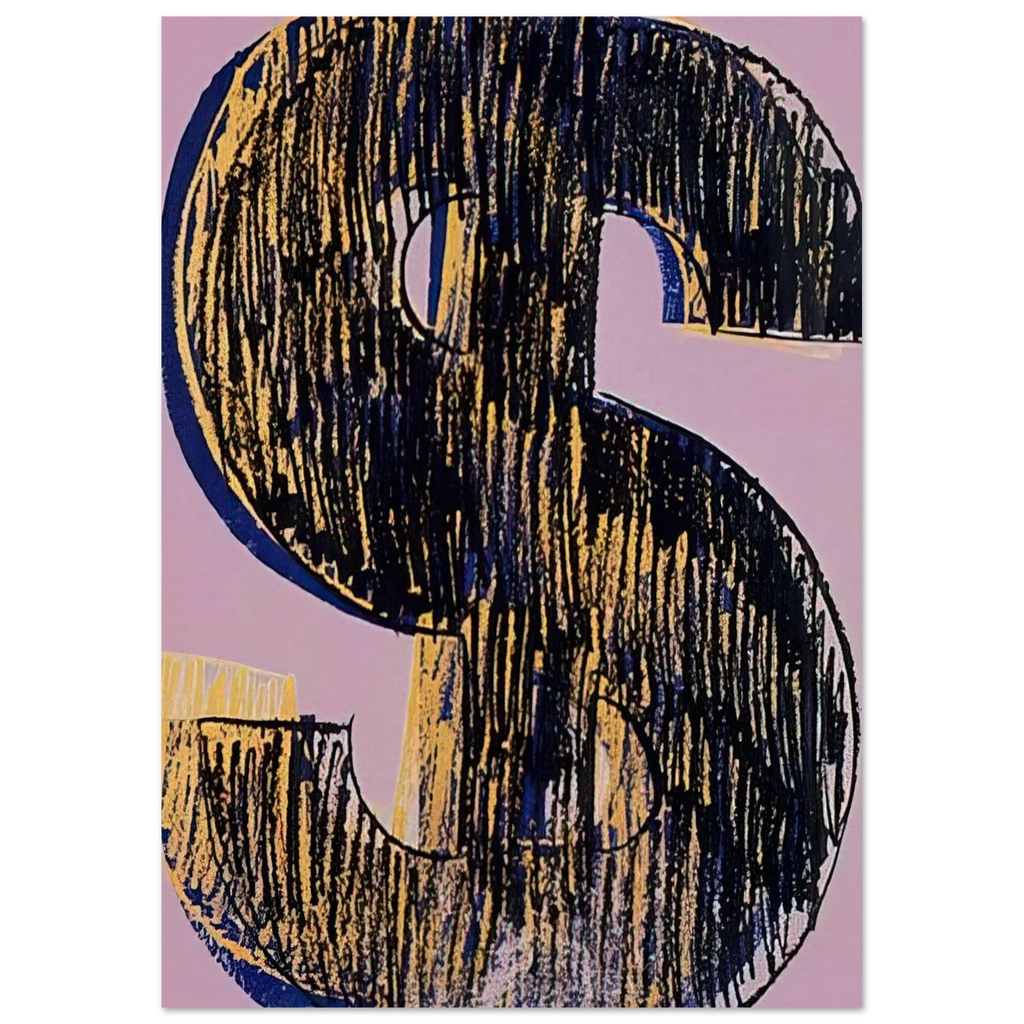 Dollar Sign Poster | Andy Warhol Poster | Andy Warhol Prints
