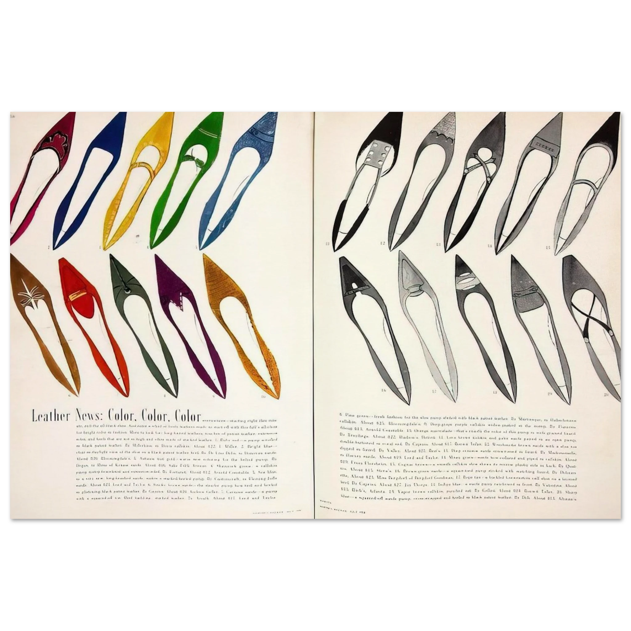 Shoe Advertisement for I.Miller  Harper's Bazzar  Poster | Andy Warhol Poster | Andy Warhol Prints