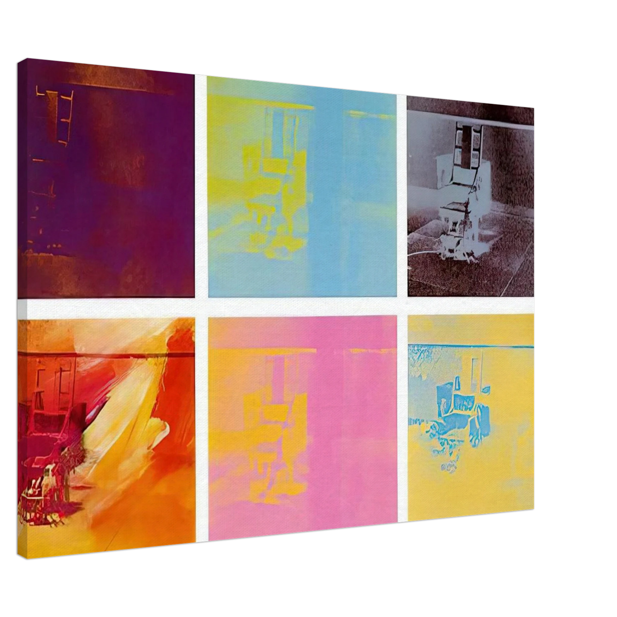 Electric Chair Canvas | Andy Warhol Canvas | Andy Warhol Prints