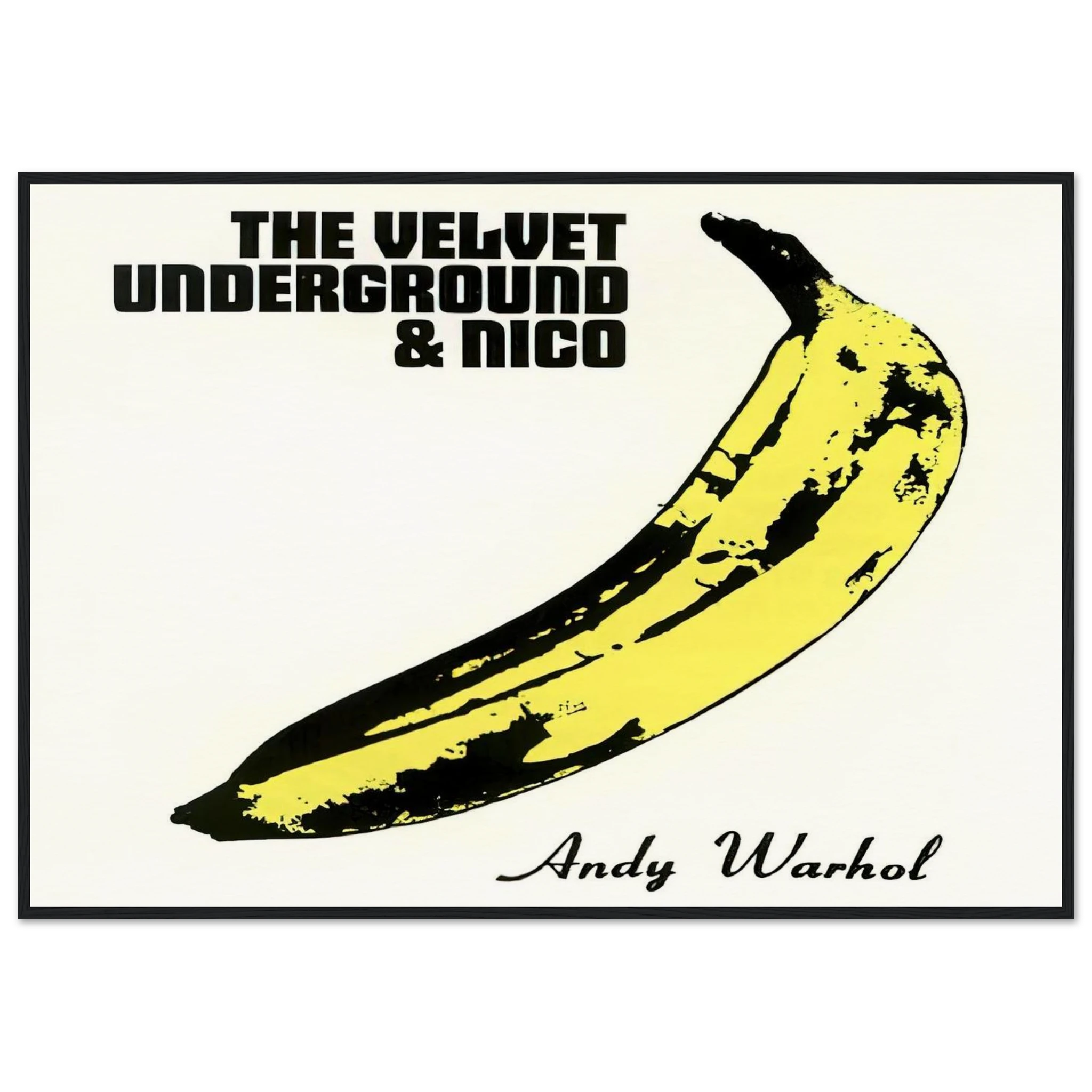 Velvet Underground & Nico Framed Poster | Andy Warhol Framed Prints Wall Art | Andy Warhol Prints