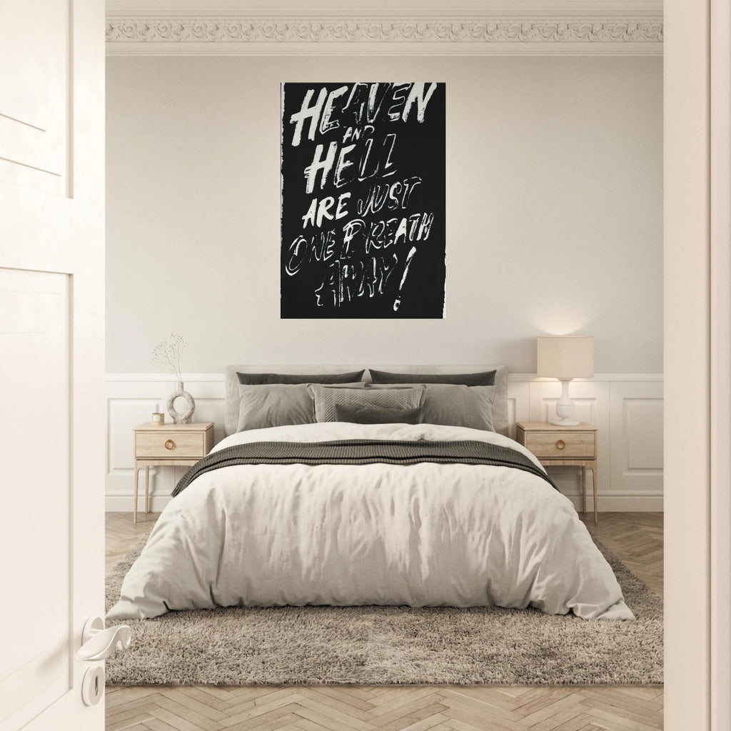 Heaven and Hell Are Just One Breath Away! Canvas | Andy Warhol Canvas | Andy Warhol Prints
