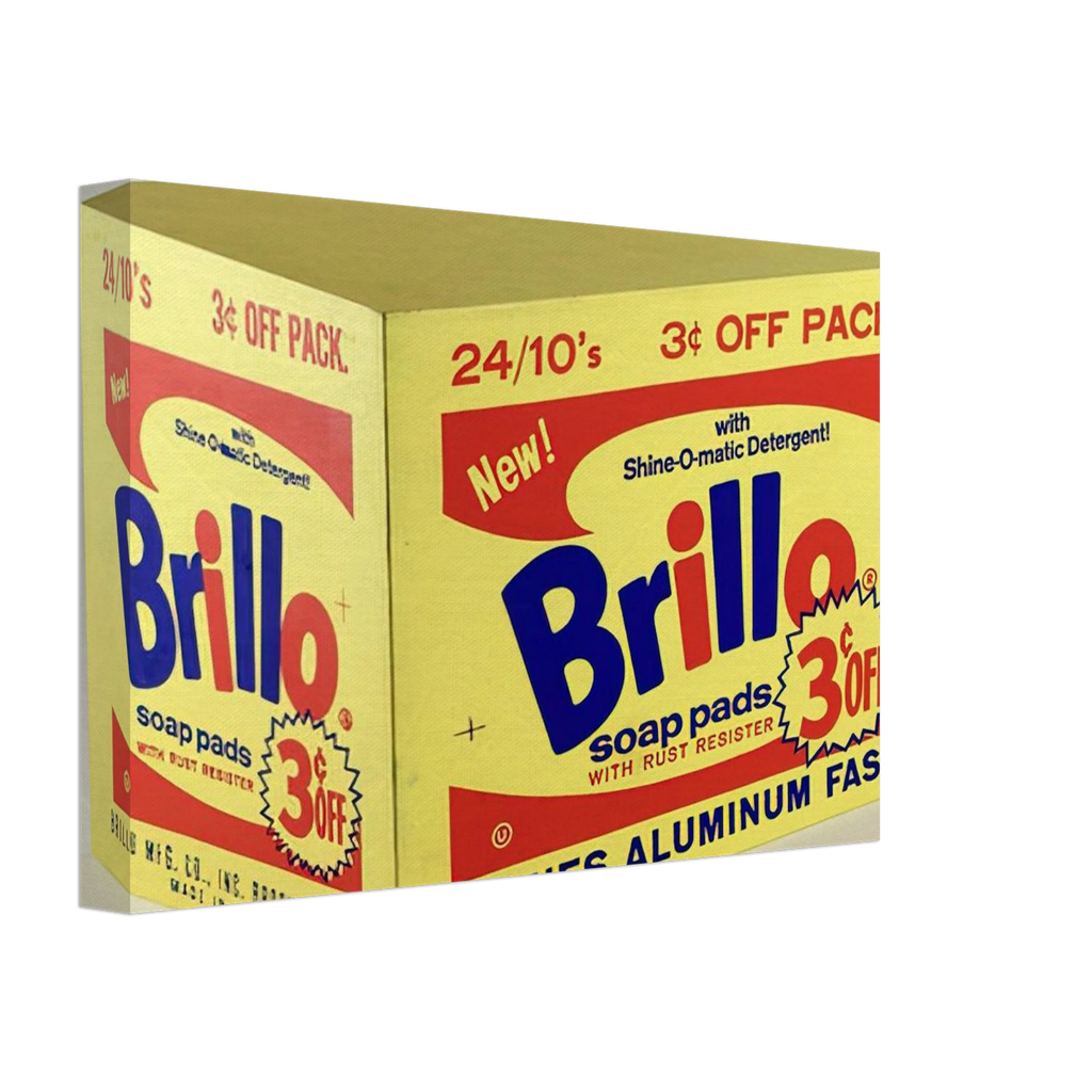Brillo Box  3c Off  Canvas | Andy Warhol Canvas | Andy Warhol Prints