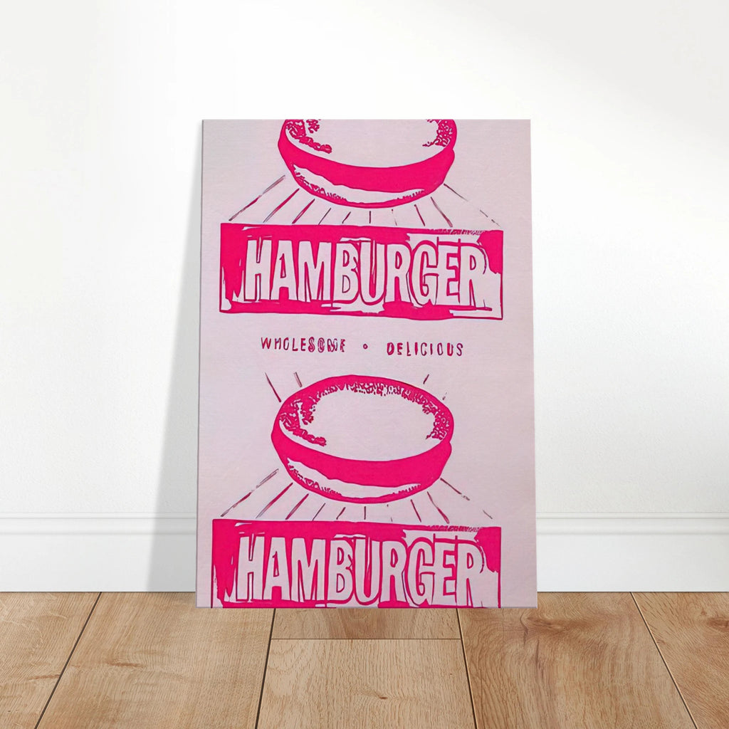 Double Hamburger Canvas | Andy Warhol Canvas | Andy Warhol Prints